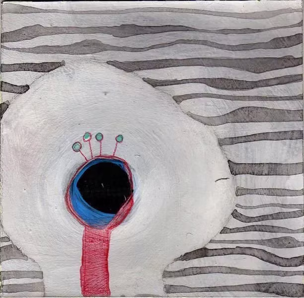 Original mixed-media painting by Swiss artist Sandra Lehnis, studio Mallorca – artwork 1